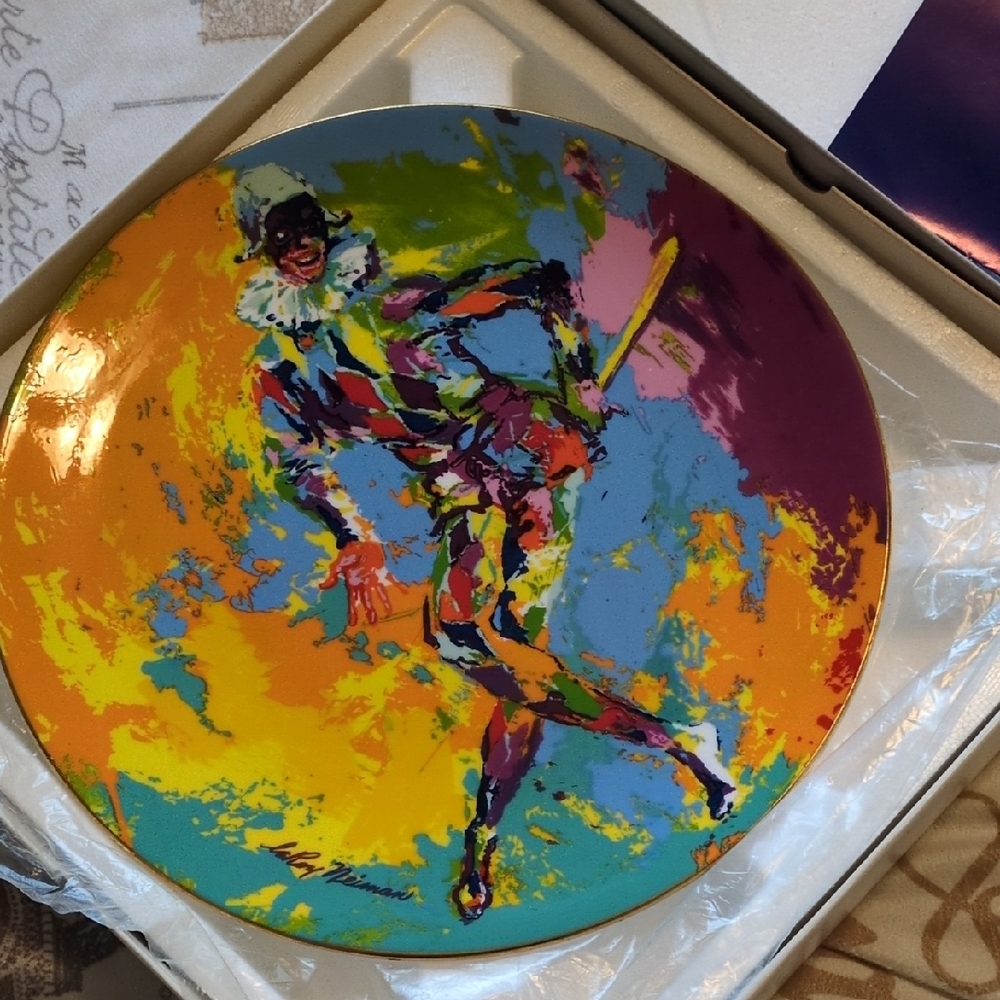 Royal Doulton Vibrant Harlequin Wall Art Plate